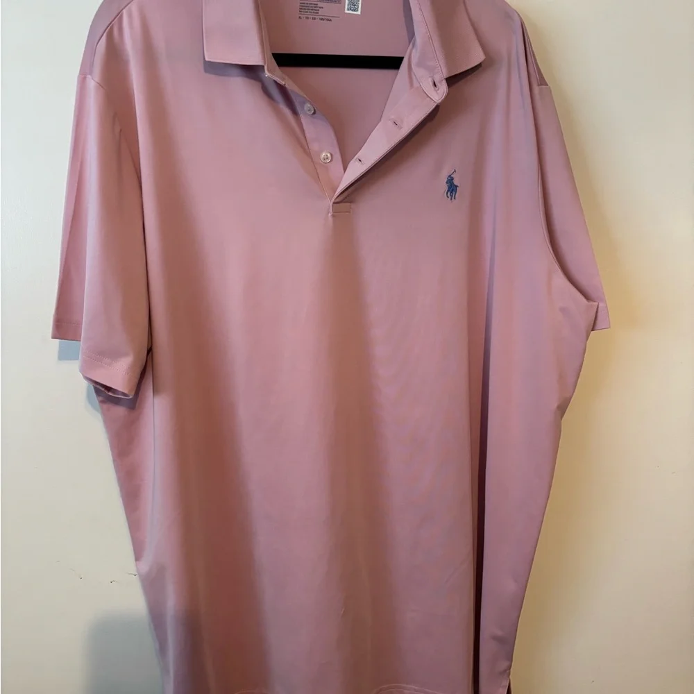 Polo by Ralph Lauren Men's Pink Performance Polo Shirt XL - Picture 1 of 5